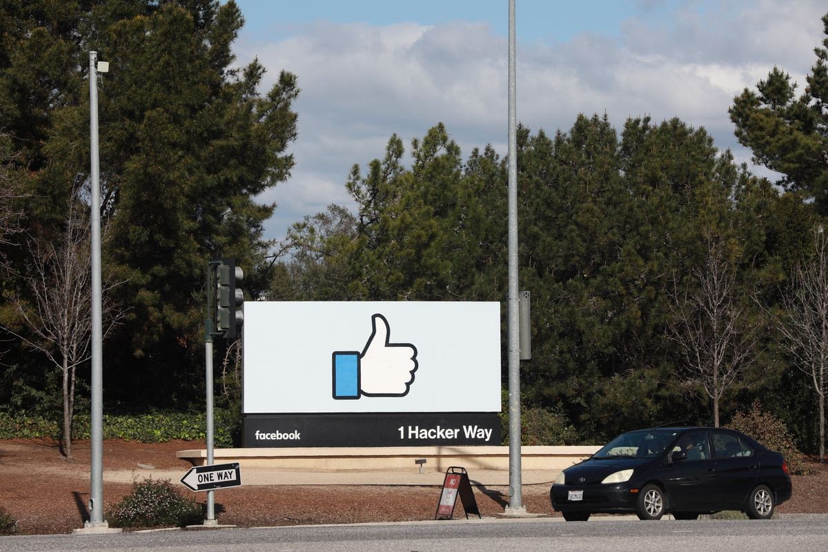 Facebook is located at 1 Hacker Way, in Menlo Park, Calif., on Thursday, February 28, 2019.