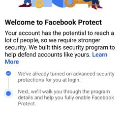 <em>Enabling Facebook Protect is pretty easy.</em>
