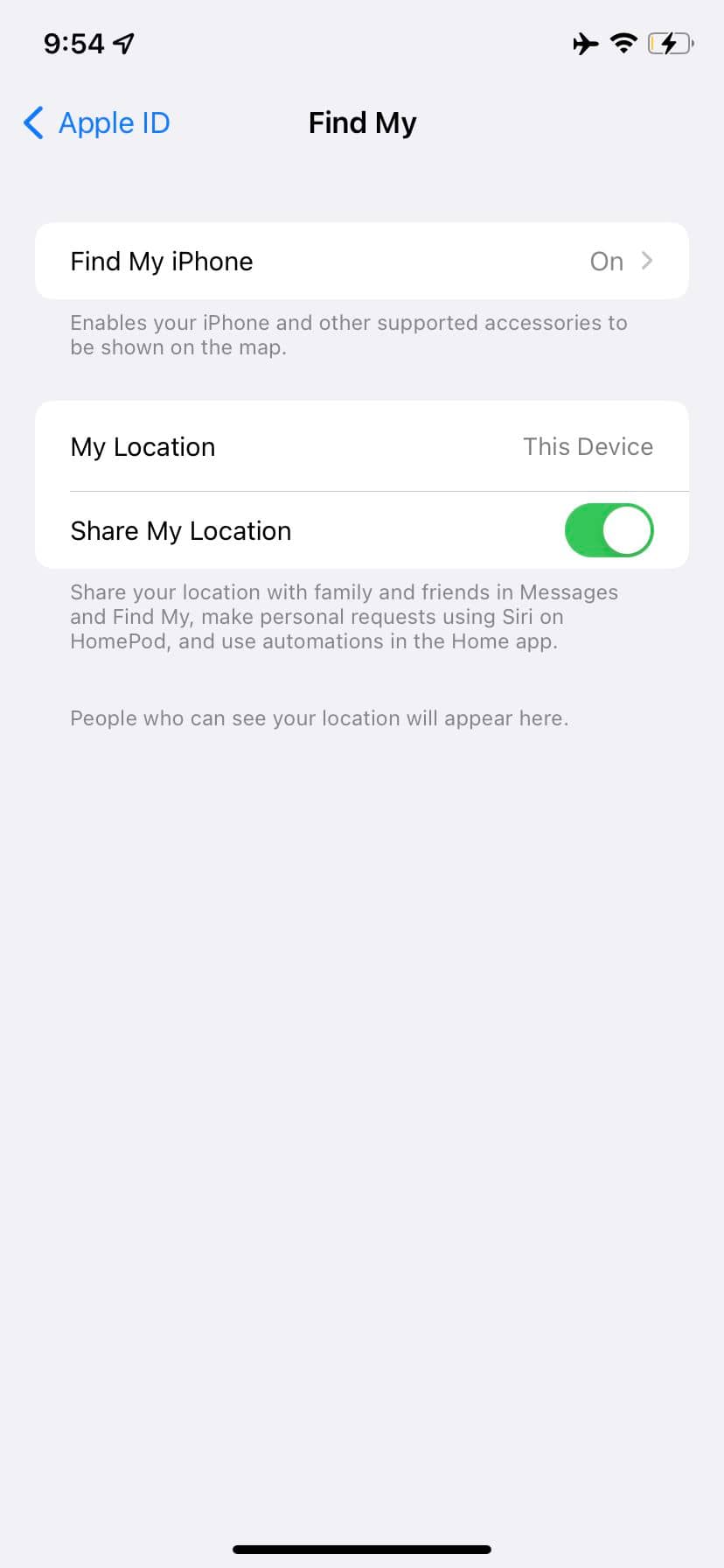 Turn on the Find My feature in your settings.