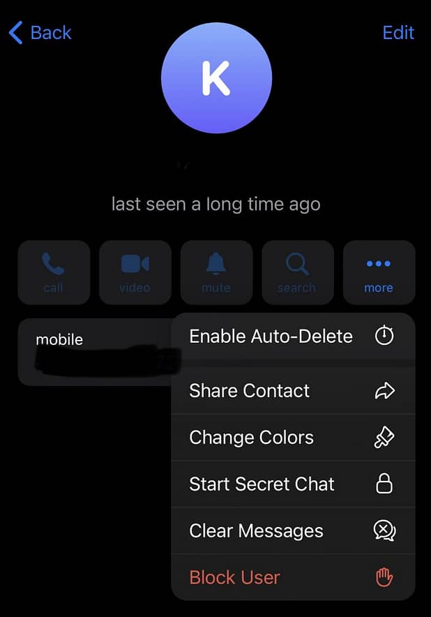 Telegram's new auto-delete timer takes fewer taps to activate.