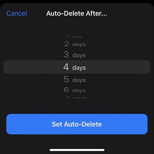 Telegram's auto-delete timer feature now offers custom time period options.